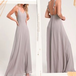 Meteoric Rise Light Grey Maxi ☁️